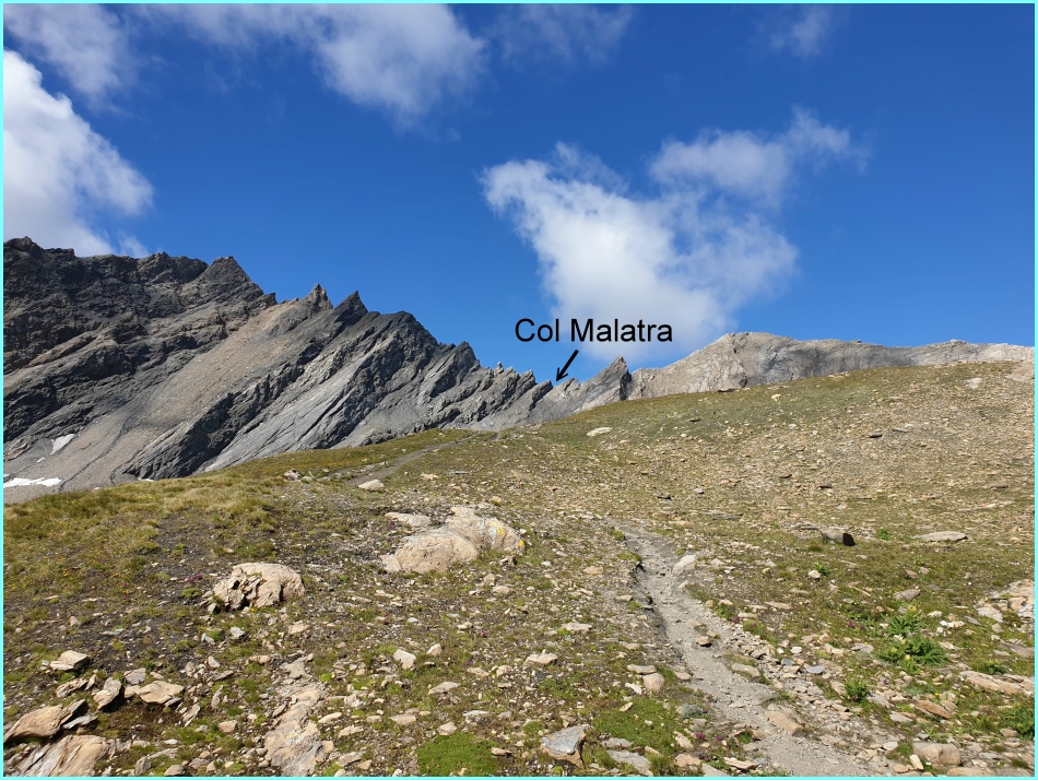 Anstieg Col Malatra
